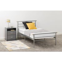 Orion bed frame - Silver 3'