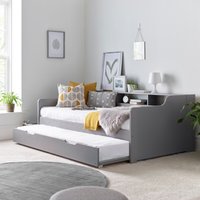 Tyler Grey Guest Bed And Trundle - Grey / Bunk Bed