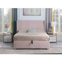 Amelia Plus 4'6" Storage Bed - Pink