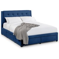 Fullerton Bed With 4 Drawers - Blue / Superking