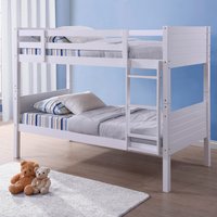 Bedford White Wooden Bunk Bed frame - White