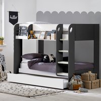 DISCON Mars Bunk Underbed  - Charcoal and White