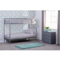 Brandon 3' Bunk Bed - Silver