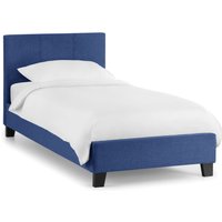 Rialto Fabric Bed Frame - Blue / Single