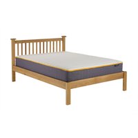 Birlea Woburn Bed Oak Veneers - Brown / King