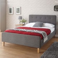 Ashbourne Bedframe - Grey / Double