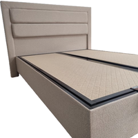 Woohoo Ottoman Divan Design Bed Frame - Cream