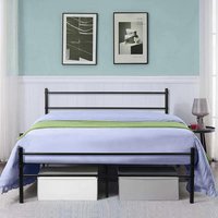 Double Modern Metal Bed Frame - Black