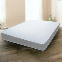 Open Coil Sprung Mattress - White / 190cm / 120cm
