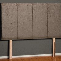 Arezzo Strutted Upholstered 3FT Headboard  Brown | Bed Sava