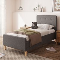 Ashbourne Ottoman Bedframe - Grey / Single