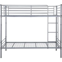 Strong And Durable Torquay Metal Bunk Bed  - silver / 34kg