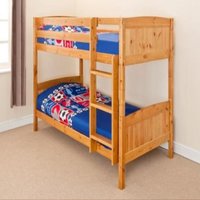 Classic Wooden Bunk Bed in 2ft6 Shorty or 3ft Single  Pine  Small Single | Bed Sava