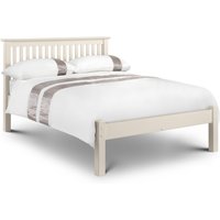 Barcelona Small Double Bed - LFE Stone White - White
