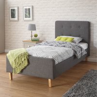 Ashbourne Bedframe - Grey / Single