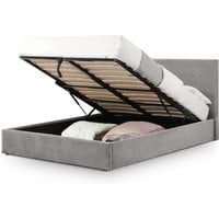 Shoreditch High Headboard Lift-Up Storage Bed - Grey / King