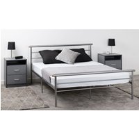 Orion bed frame - Silver 4'