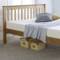 Dorset Pine Wooden Bed Frame - wood color / Small Double