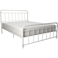 Wallace Metal Bed - White / King