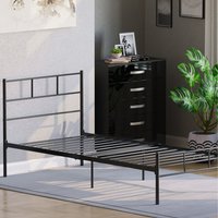 Dorset Bed Frame - Black / Single