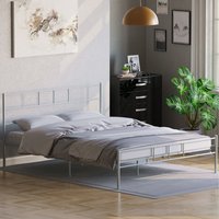 Dorset Bed Frame - Silver / King