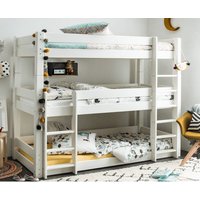Scandinavia Triple Bunk Bed - White
