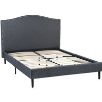 Nadine Upholstered Queen Bed Double Bed Frame - Grey