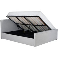 Birlea Stratus Ottoman Bed Grey - Grey / Small Double