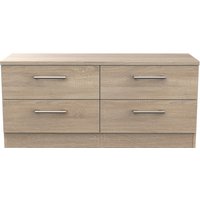Devon Ready Assembled 4 Drawer Bed Box - Bardolino (Light Oak)