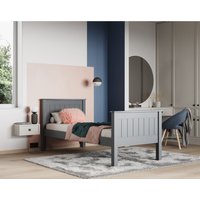 Viera Single Bed Grey - Grey