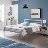 Alpen Bed Frame - Silver / Double