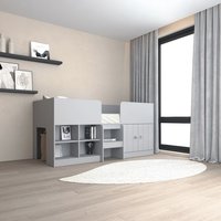 Orlando Low Sleeper Bed - Grey