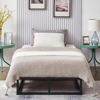 Single Platform Bed Frame - Black