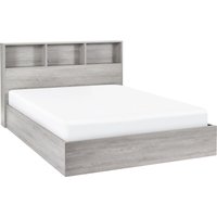 Bali Ottoman Storage Bed - Grey Oak / King