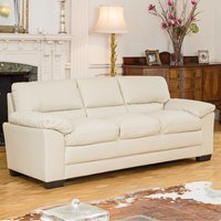 Genoa 3 Seat Sofabed - Cream