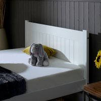Clifton Wooden Bed Frame  Satin White  Double | Bed Sava