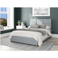 Caine Storage Woven Ottoman Storage Bed - Sky / Superking
