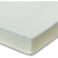 15cm Deep Harmony 2 Layer Essential Eco Foam and Cool Blue Memory Foam Mattress - White / Small Double / Medium Firm