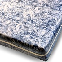 Value Waterproof Mattress with,  Coil Springs - Blue