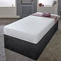 Damask Essentials White Comfort Flattop Mattress - White / Single