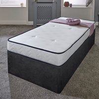 Black And White Hand Tufted Budget Mattress - White & Black / Junior