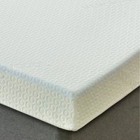 15cm Deep Harmony 2 Layer Essential Eco Foam and Cool Blue Memory Foam Mattress - White / Double / Medium Firm