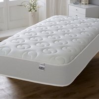 Starlight Beds 9" Deep Ying Yang Cool Touch with Memory Foam and Spring Mattress - White / Shorty