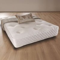 Combi Memory Foam Orthopaedic Bonnell Sprung Mattress  White  Single | Bed Sava