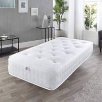 Aspire Cool Touch Classic Bonnell Roll Mattress - White / Single