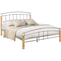 Birlea Tetras Bed - Grey / Double