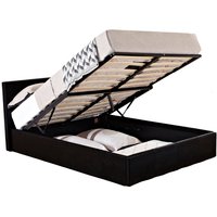 Birlea Berlin Ottoman Bed - Black / Small Double