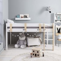Una Midsleeper Cabin Bed - White