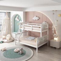 Triple White Sleeper Bunk Bed - White