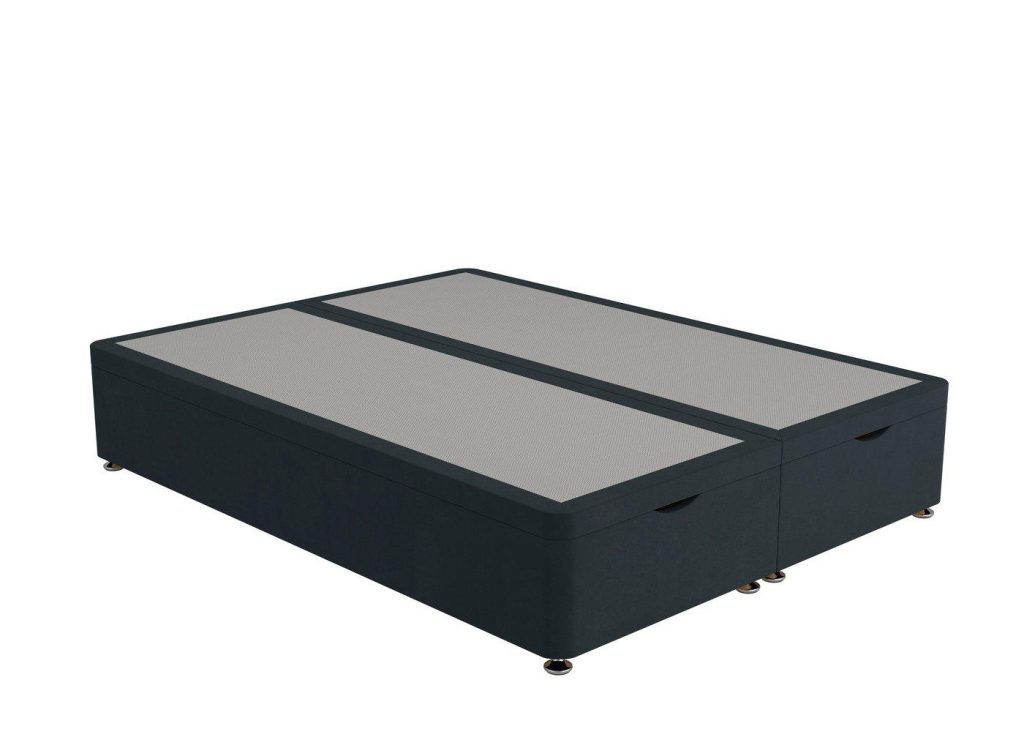 Dream Team Ottoman Divan Bed Base - 6'0 Super King - Grey